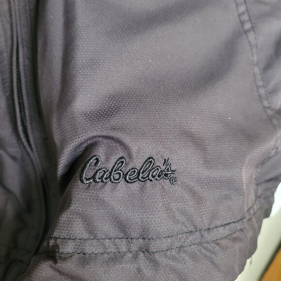 Cabelas for Women black and white lightweight zip up Jacket size Large - Picture 7 of 11